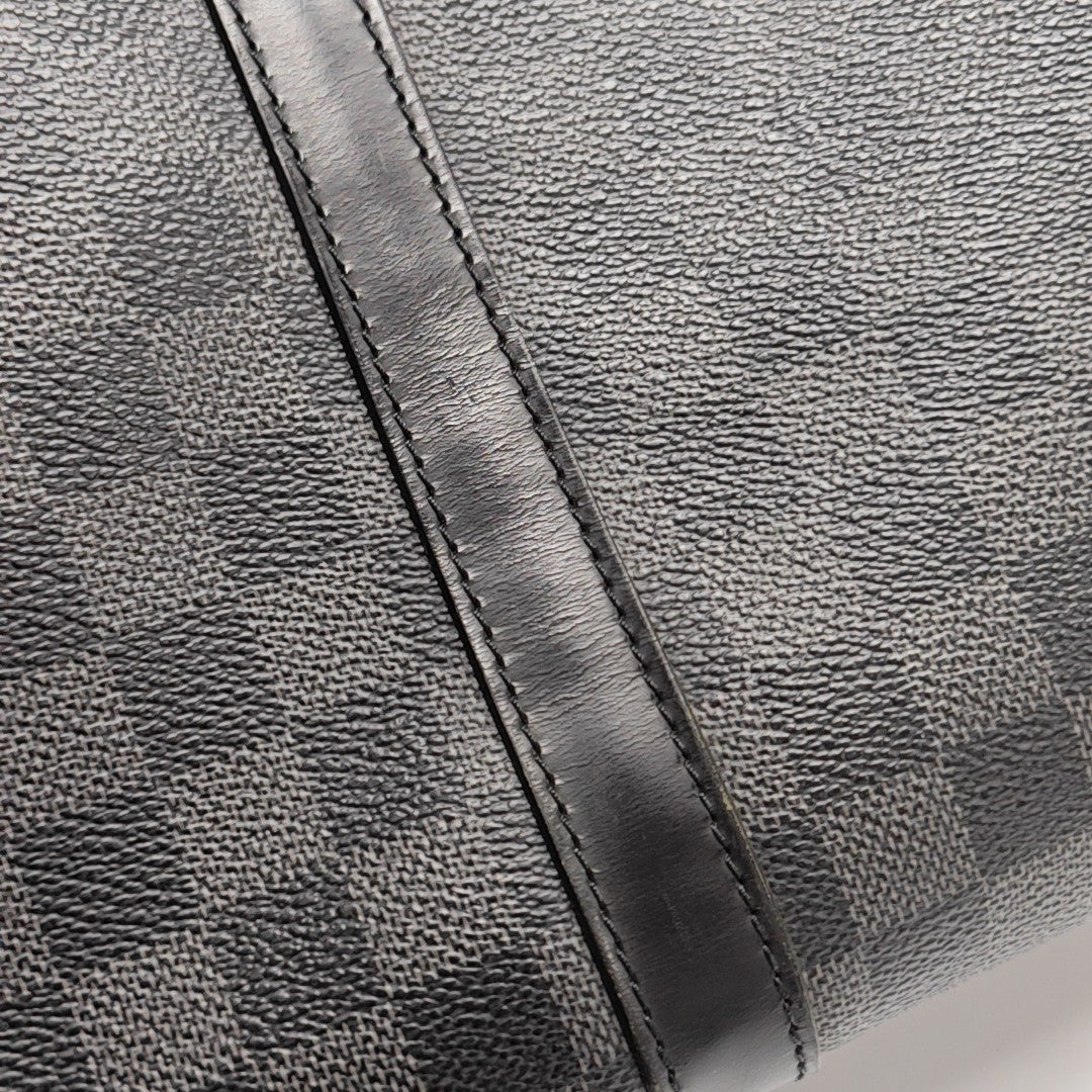 TADAO MM Damier Graphite Coated Canvas Gray