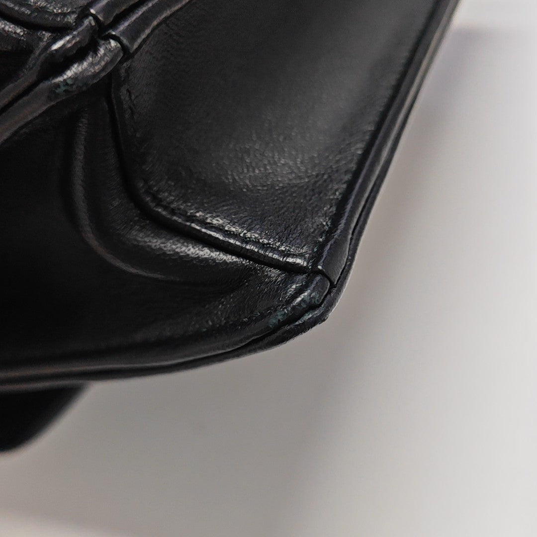 Matelassé Lambskin Black