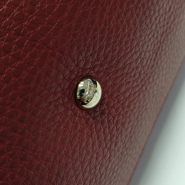 Bamboo 1947 Medium Calfskin Red