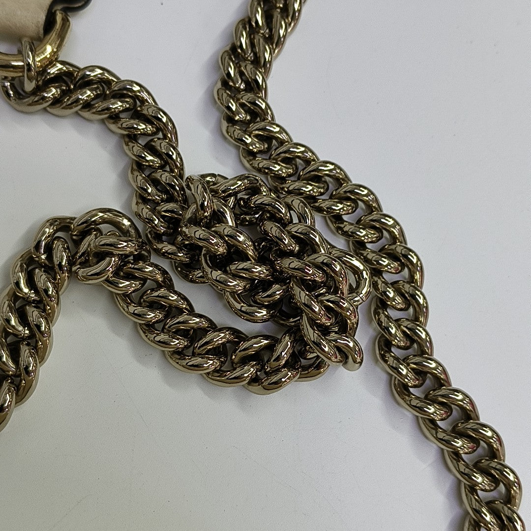 Interlocking G Mini Calfskin Beige
