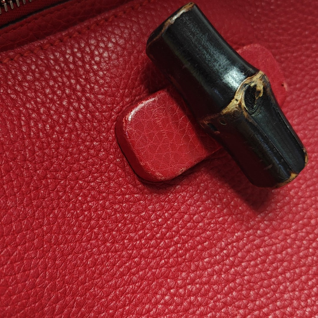 Daily Calfskin Red