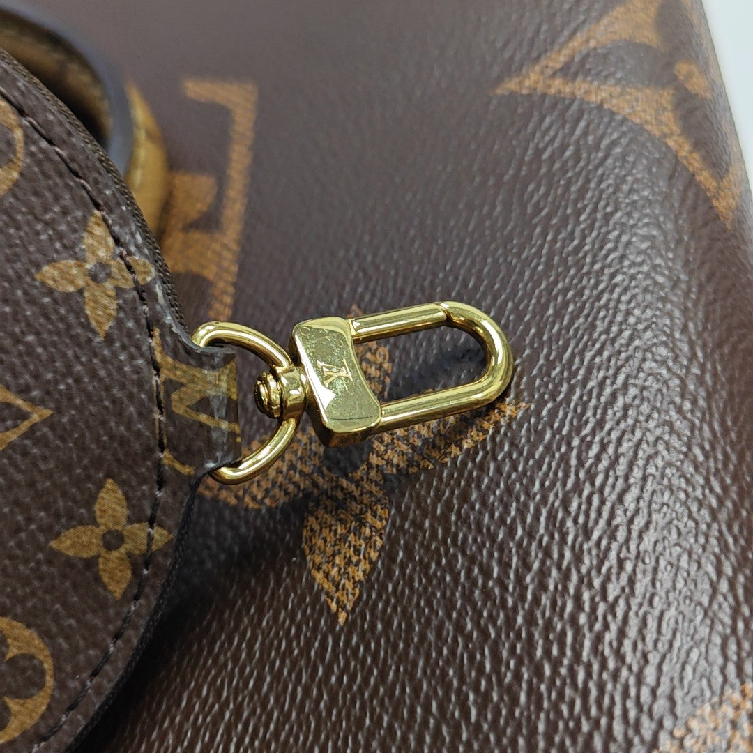 ONTHEGO PM Monogram Coated Canvas Brown