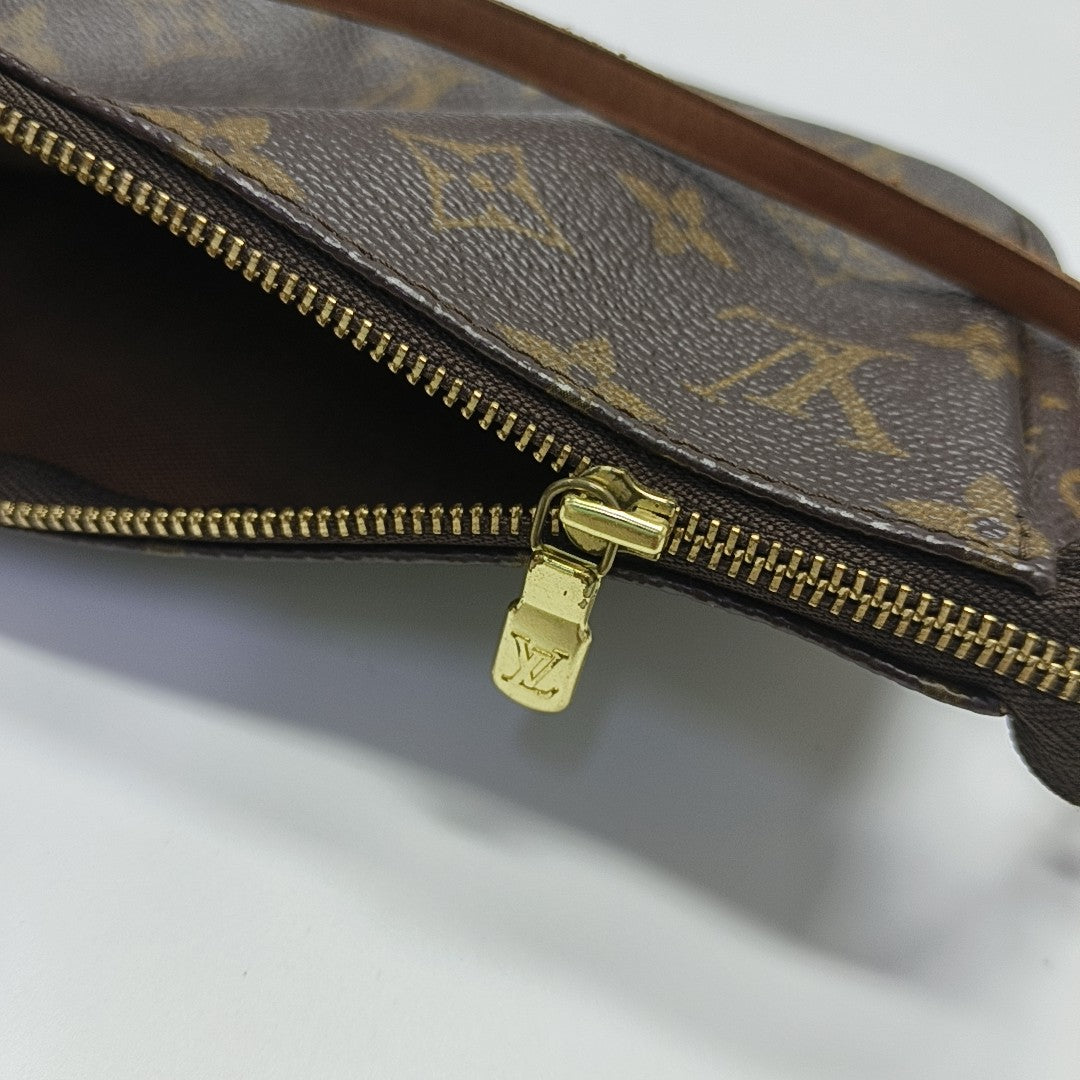 ACCESSOIRES Monogram Coated Canvas Brown