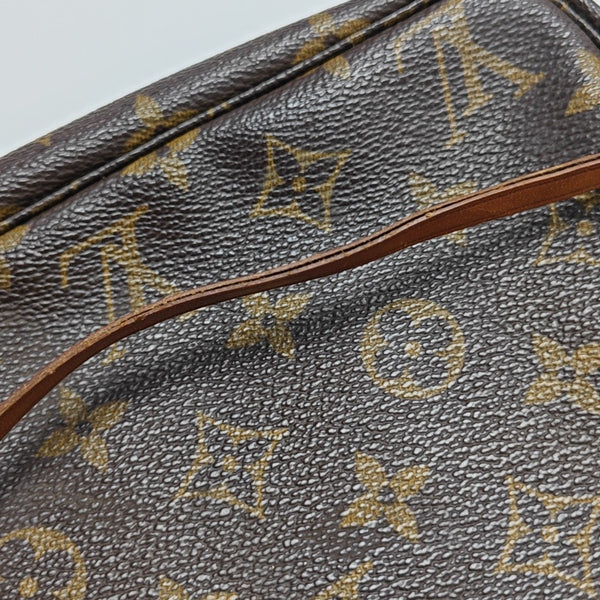 ACCESSOIRES Monogram Coated Canvas Brown