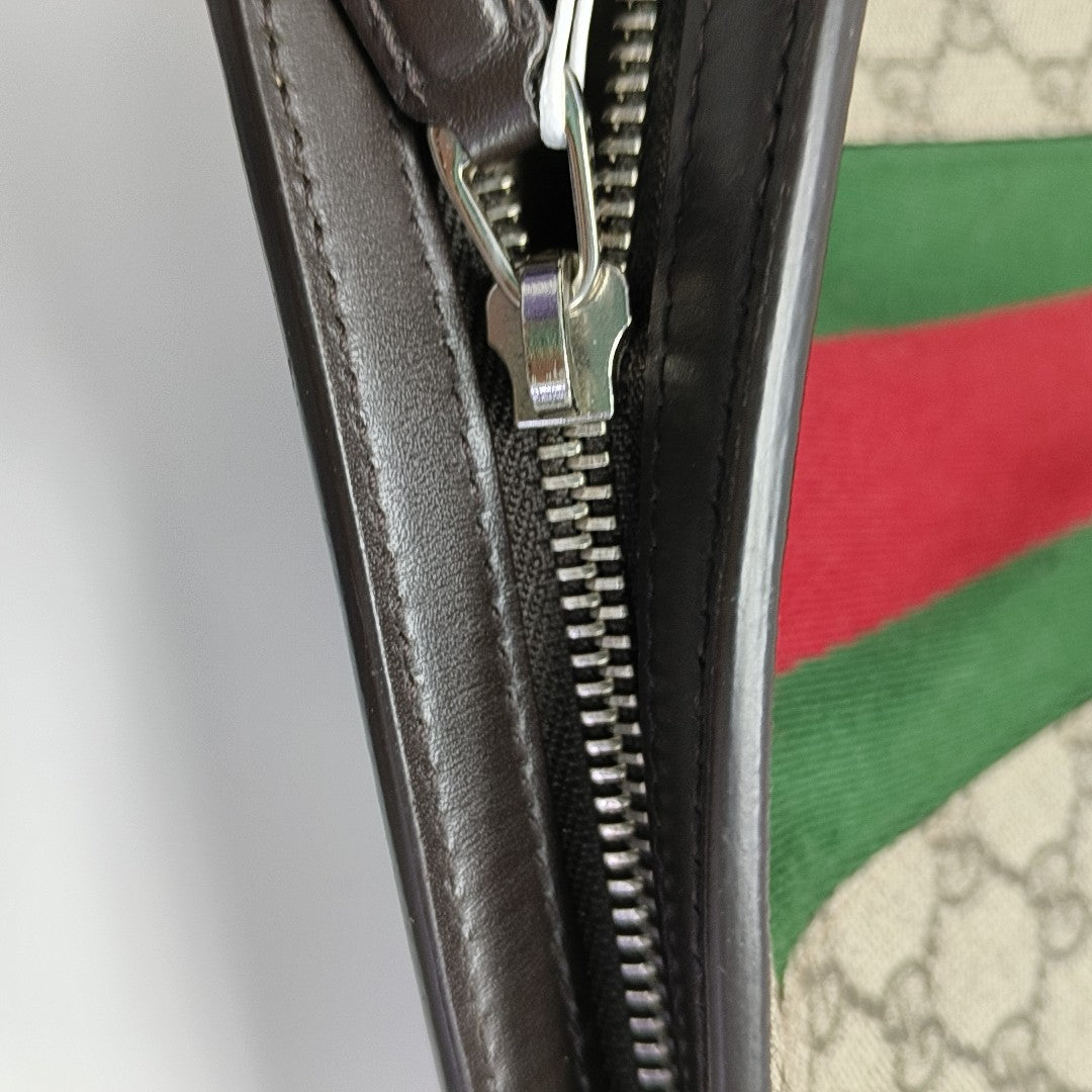 GG Supreme Monogram Coated Canvas Black