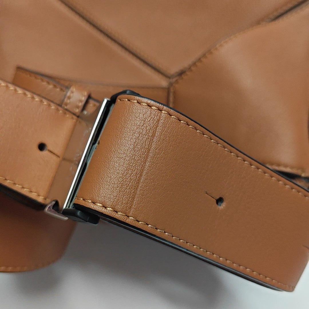 Puzzle Small Calfskin Brown
