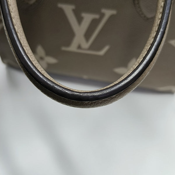 ONTHEGO PM Monogram Calfskin Gray