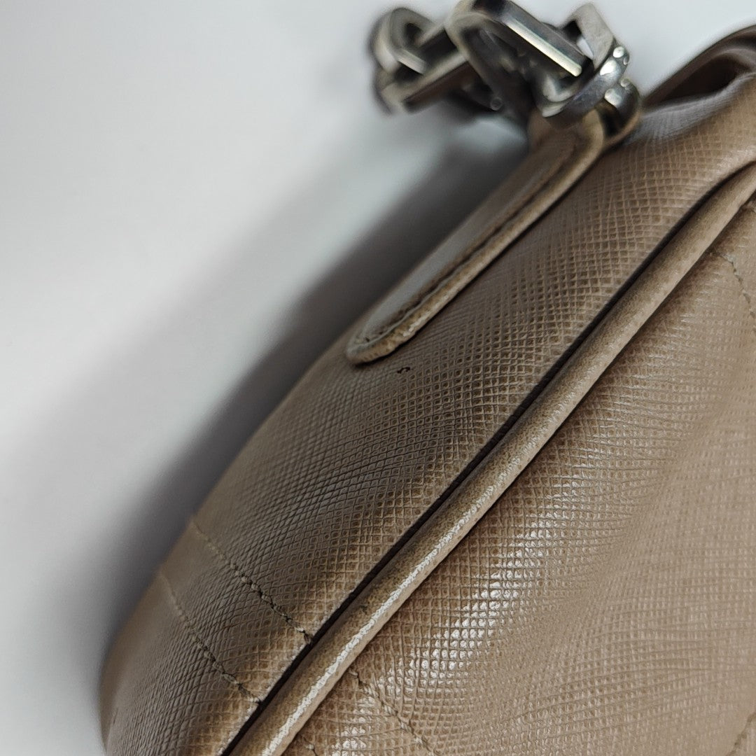 Calfskin Shoulder Bag Pink