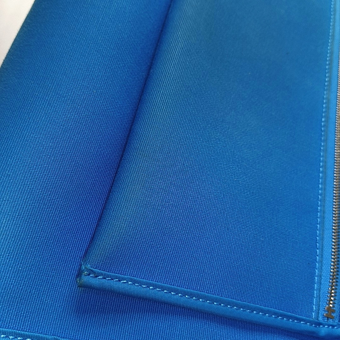 Authenticated pre-owned  Herbag 31 Canvas Blue - Shoulder Bag at Looply