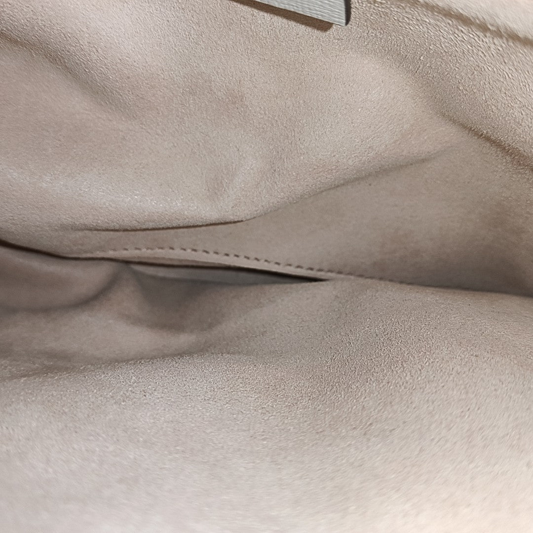 Horsebit 1955 Small Monogram Coated Canvas Beige