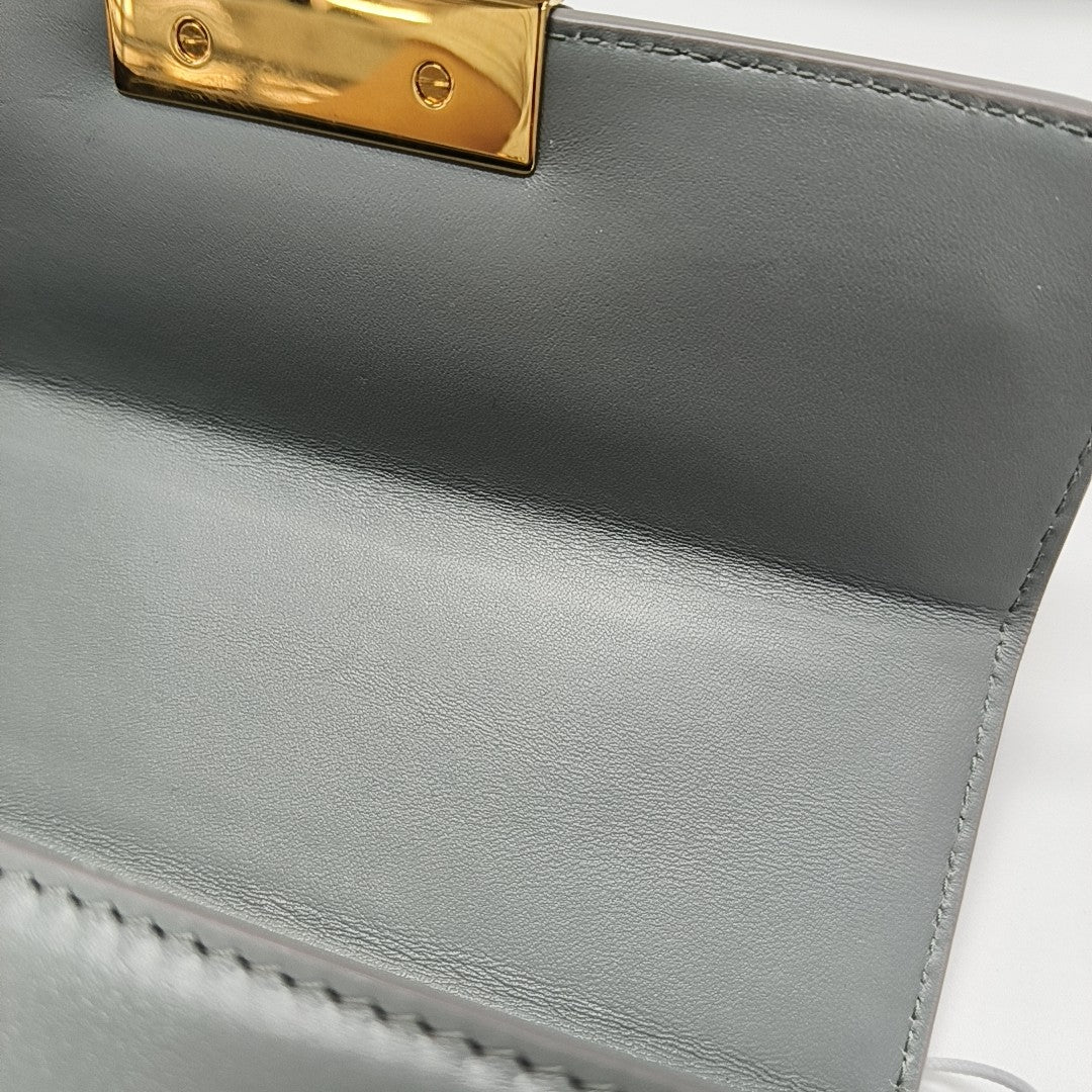 30 Montaigne Mini Oblique Calfskin Gray