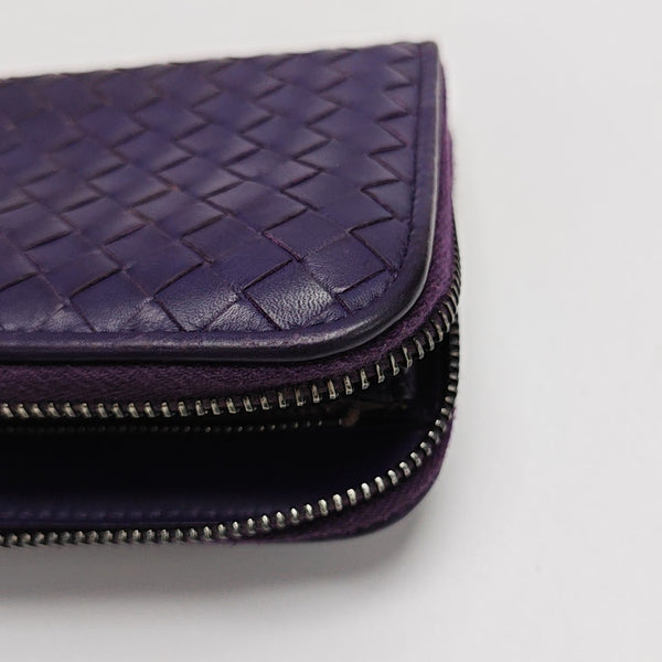 Lambskin Wallet Purple