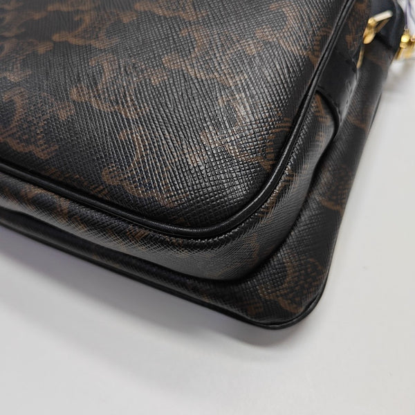 Coated Canvas Small Brown
