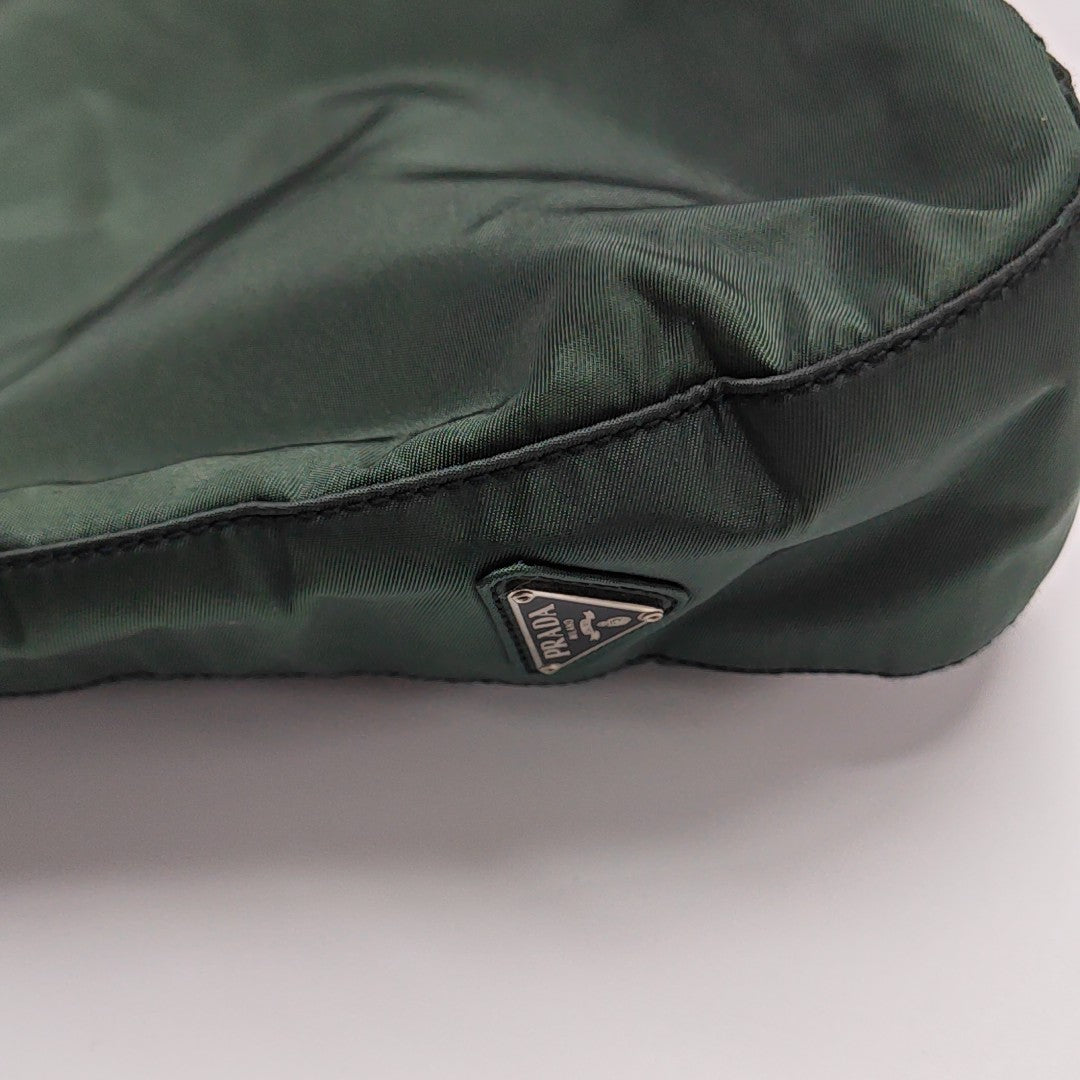 Nylon Shoulder Bag Green