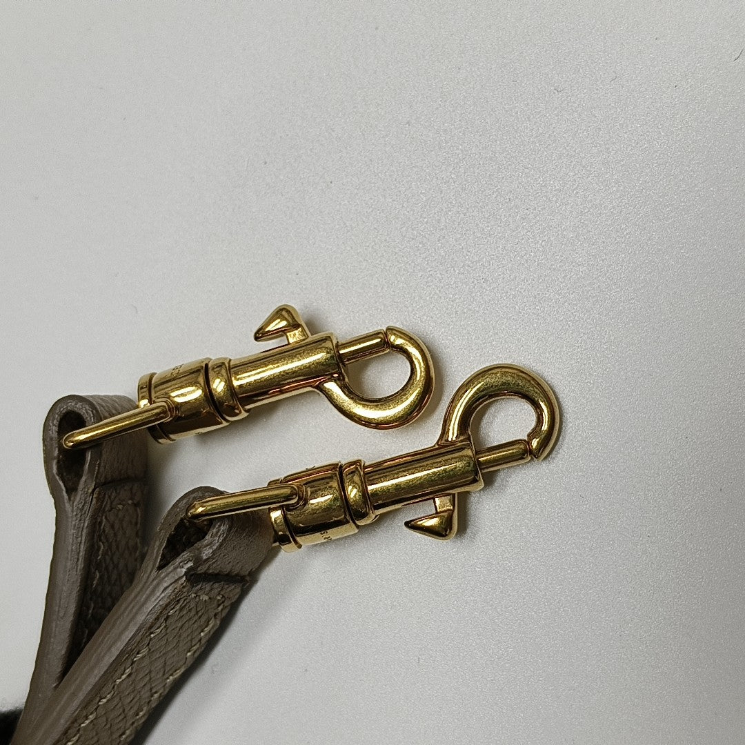 BELT Nano Calfskin Gray