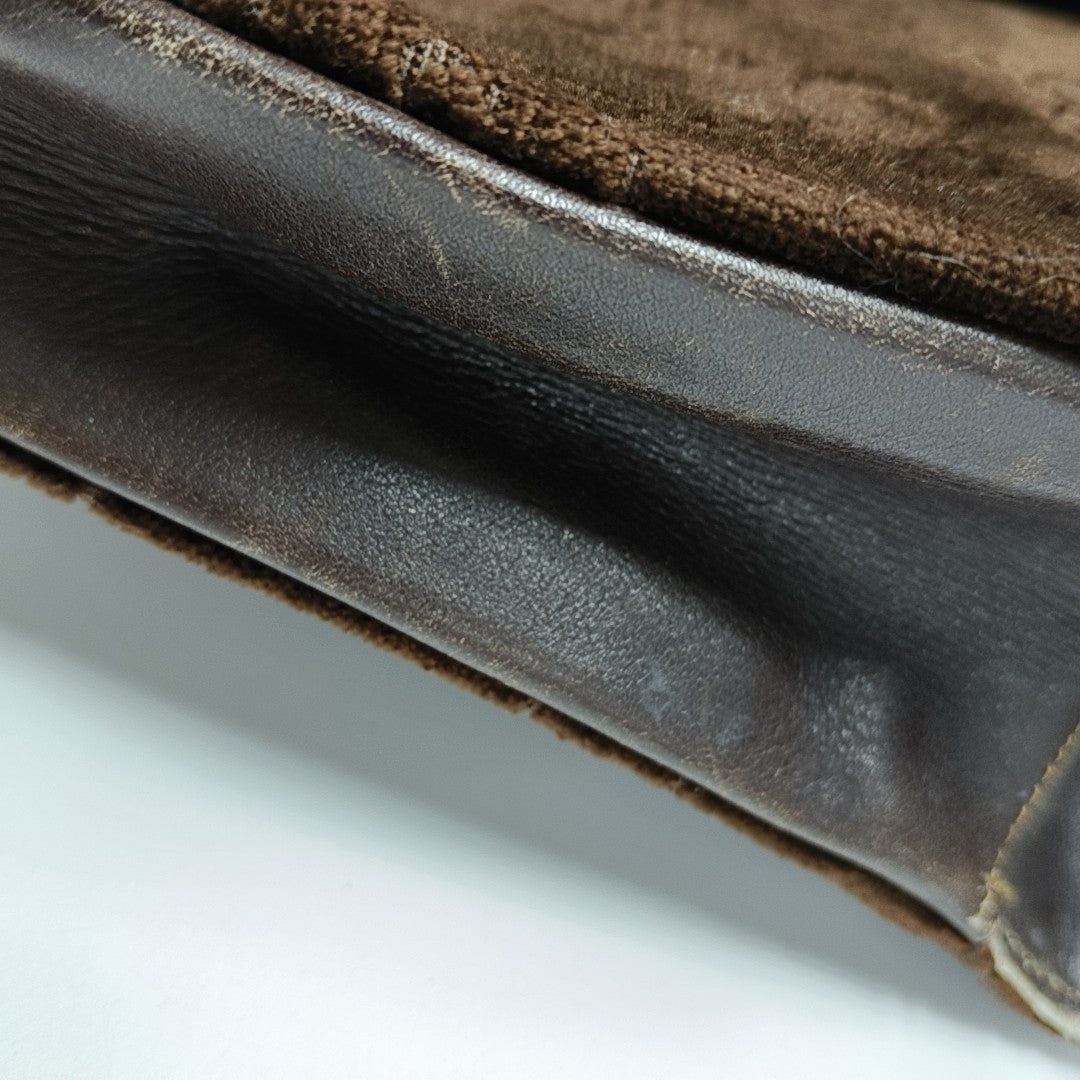Monogram Velvet Brown