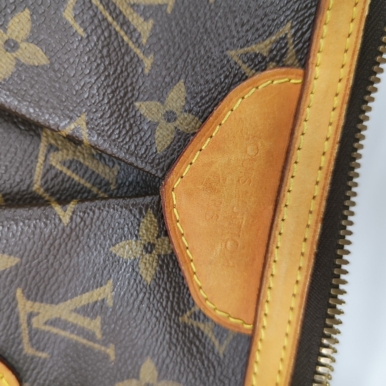 PALERMO GM Monogram Coated Canvas Brown