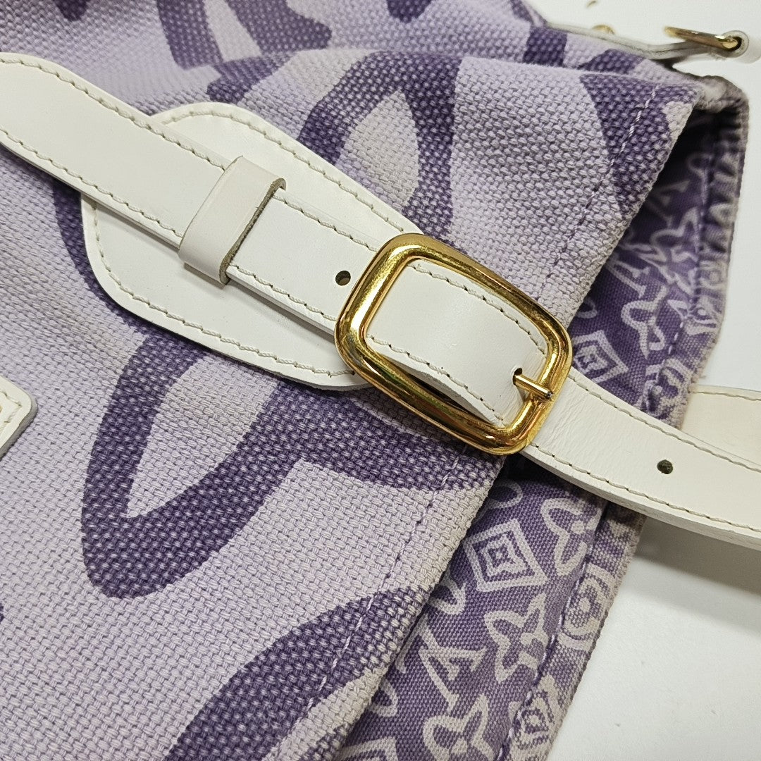 TAHITIENNE CABAS MM Monogram Canvas Purple