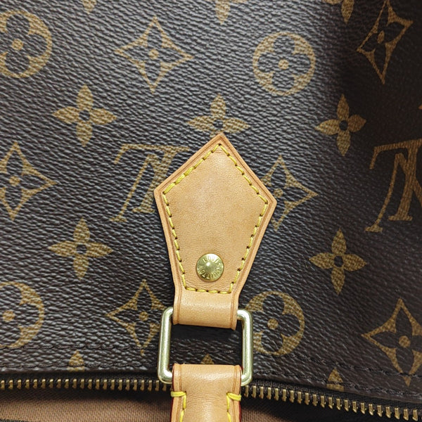 SPEEDY 30 Monogram Coated Canvas Brown