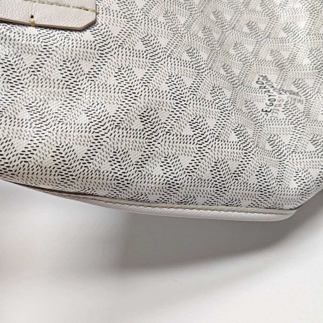 Anjou Mini Coated Canvas White