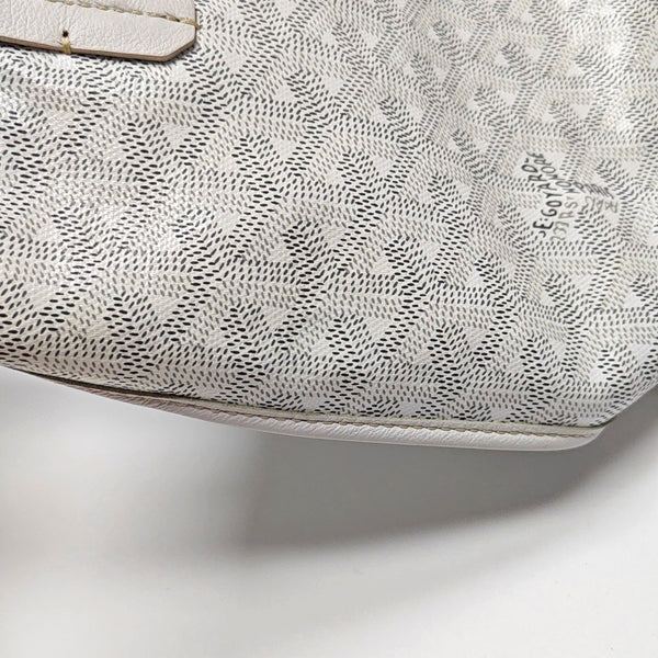 Anjou Mini Coated Canvas White