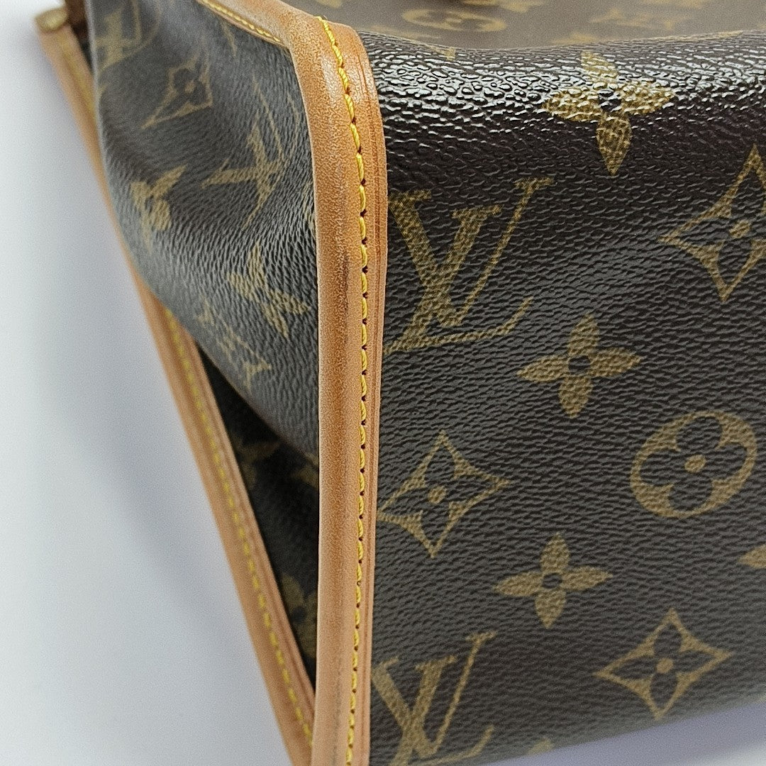 POPINCOURT Monogram Coated Canvas Brown