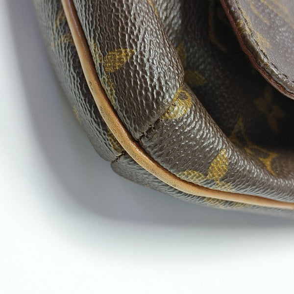 MUSETTE TANGO Monogram Coated Canvas Brown