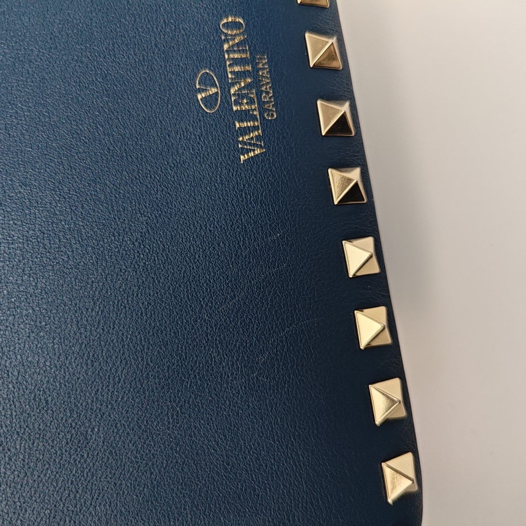 Calfskin Shoulder Bag Blue