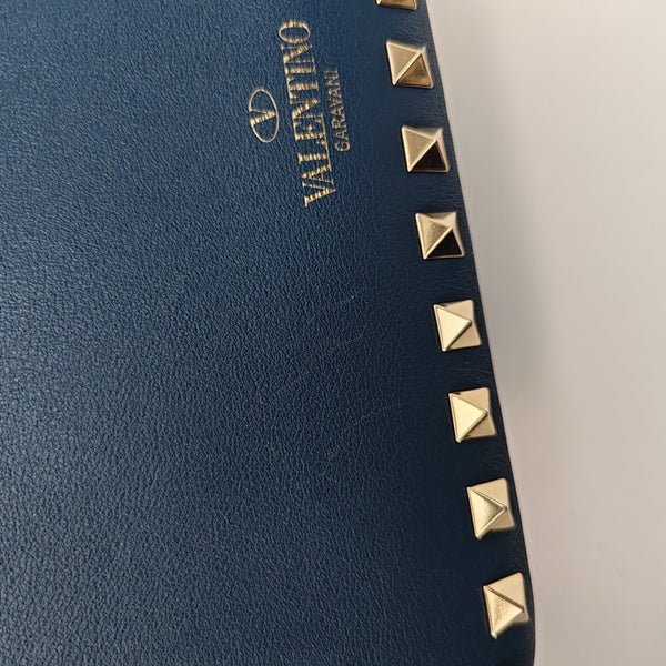 Calfskin Shoulder Bag Blue