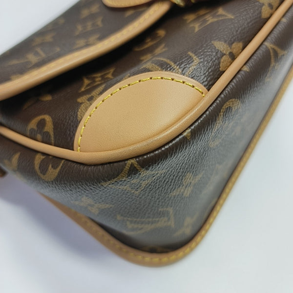 DIANE Monogram Coated Canvas Brown