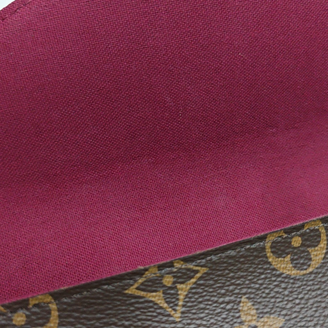 FÉLICIE Monogram Coated Canvas Brown