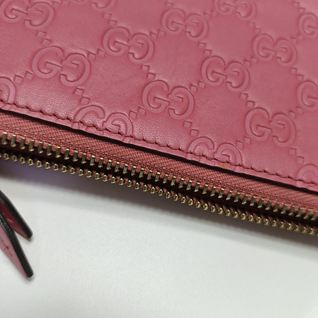 Monogram Calfskin Top Handle Bag Pink