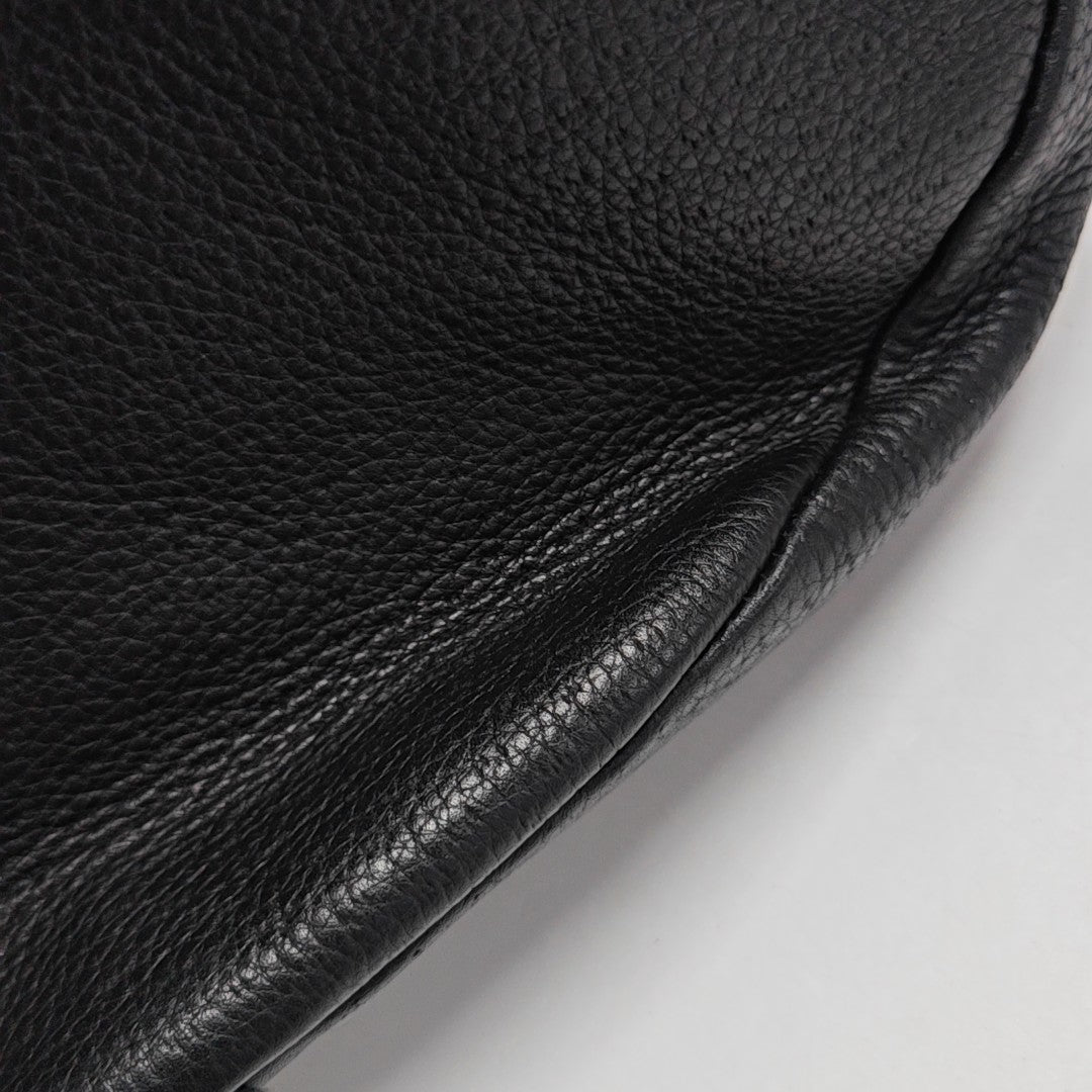 Calfskin Shoulder Bag Black