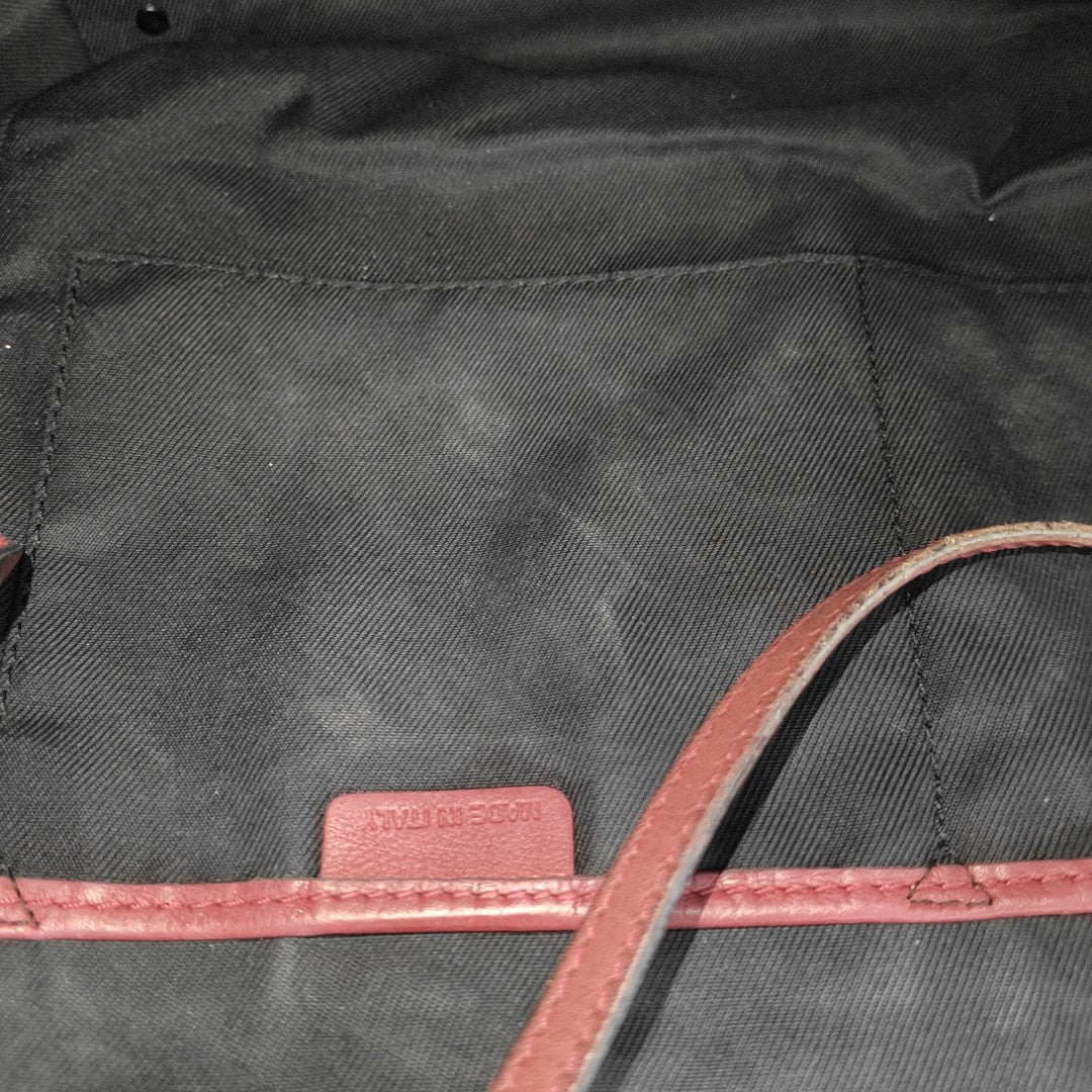 Coated Canvas Tote Bag Beige
