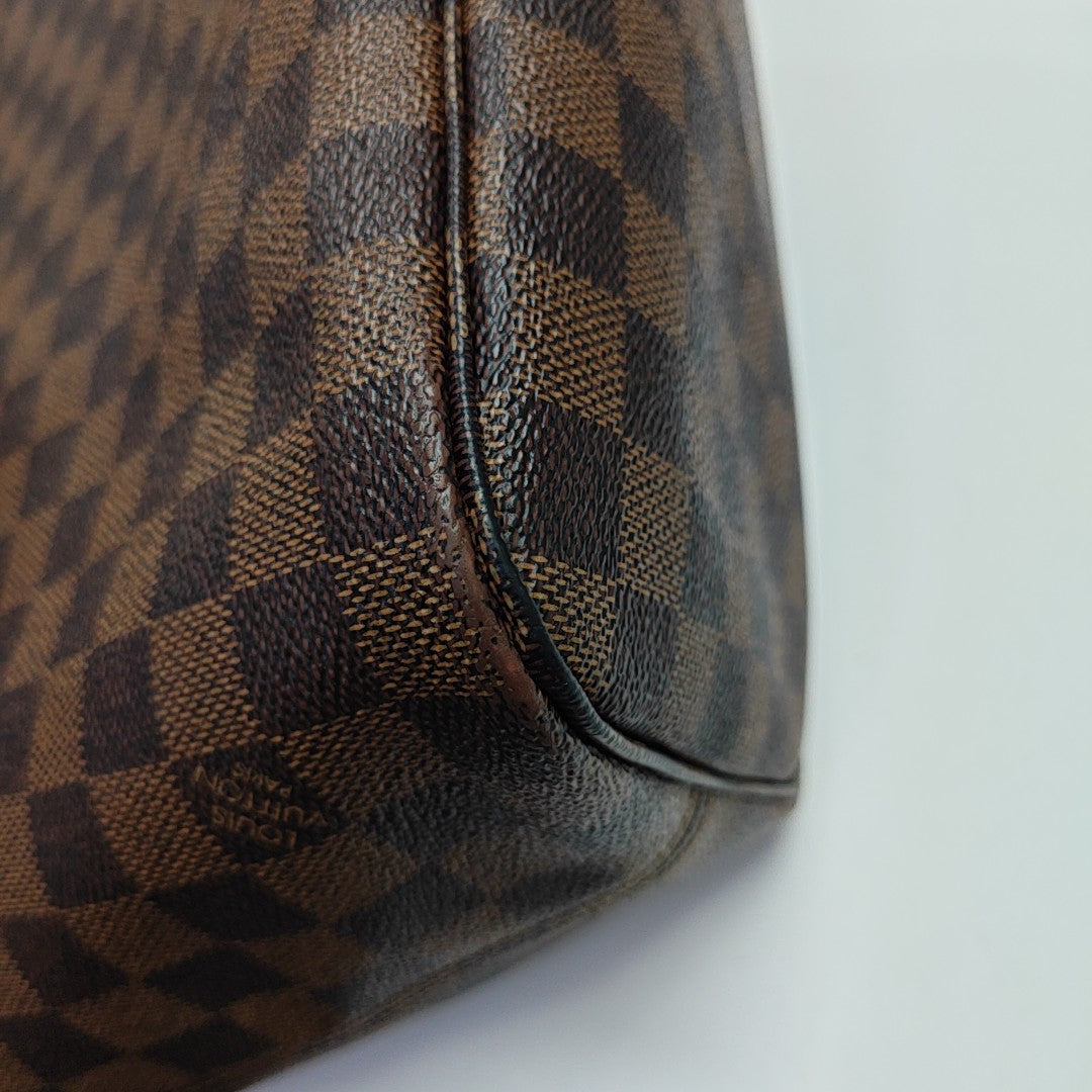 NEVERFULL MM Damier Ebene Coated Canvas Brown