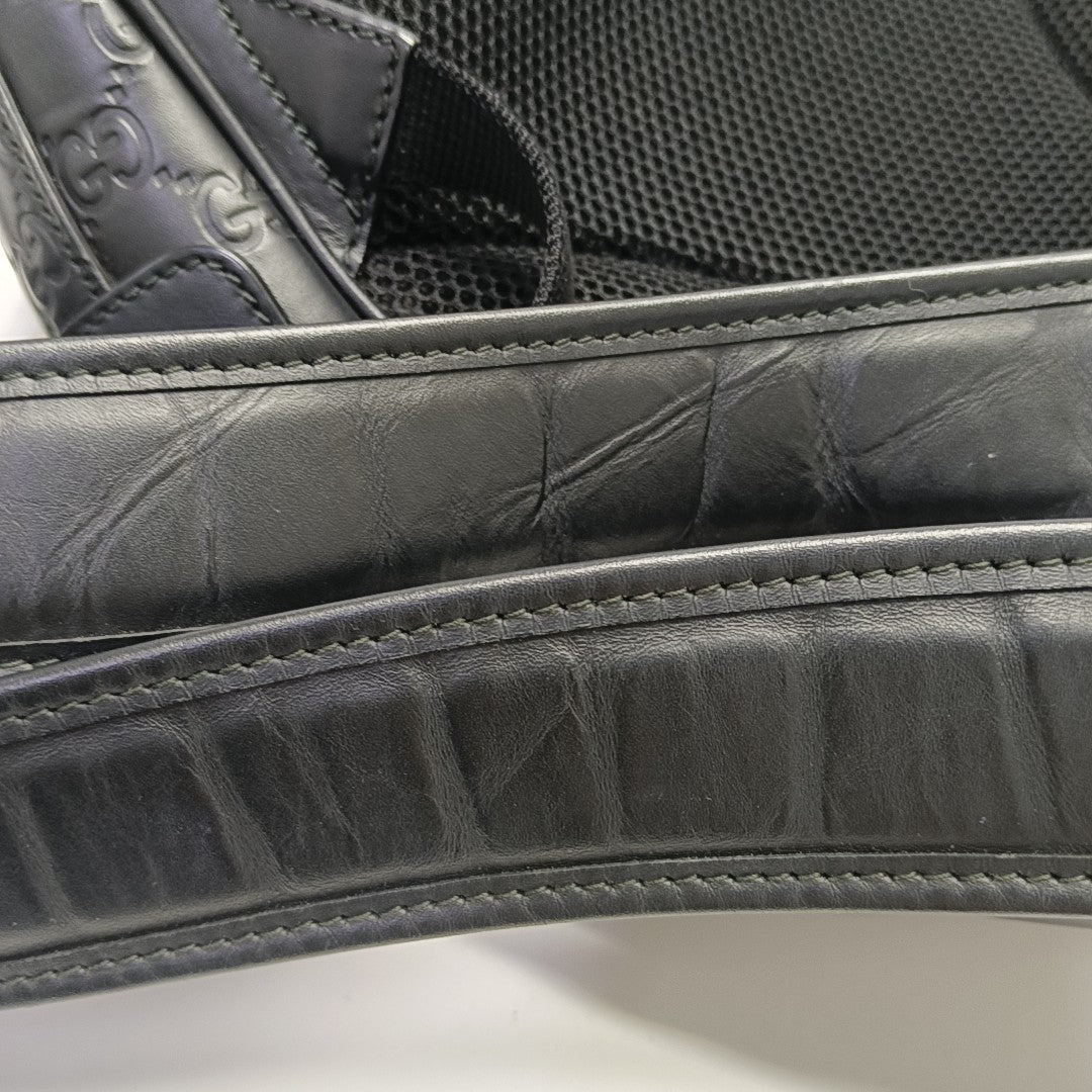 Signature Monogram Calfskin Black
