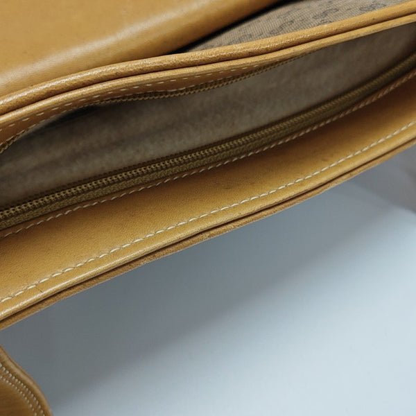 Monogram Coated Canvas Tote Bag Beige