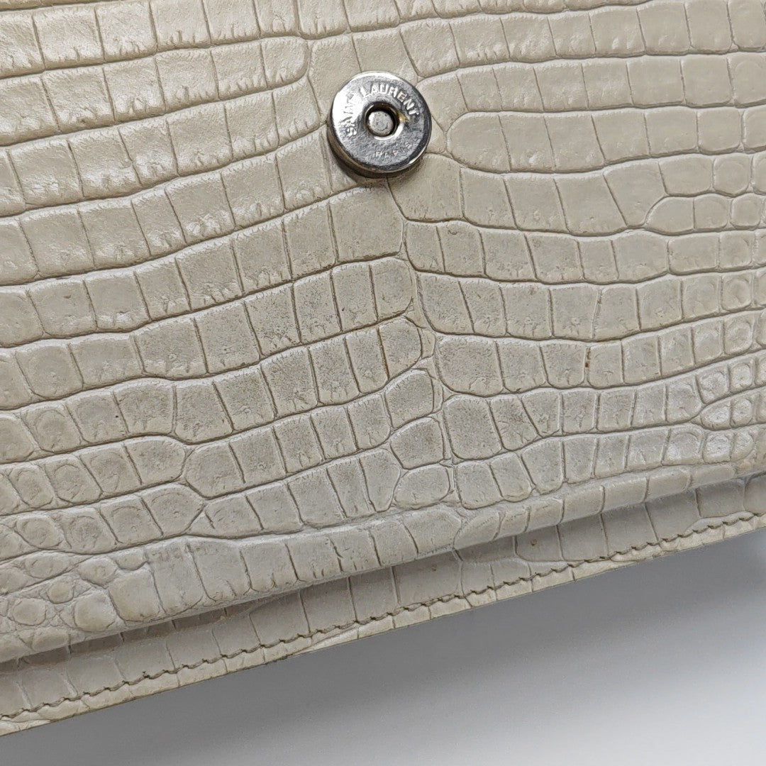 SUNSET Medium Calfskin Beige