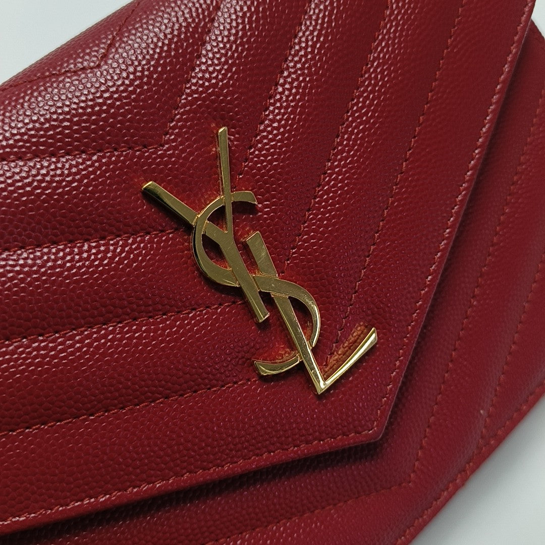 MONOGRAM WOC Quilted Calfskin Red