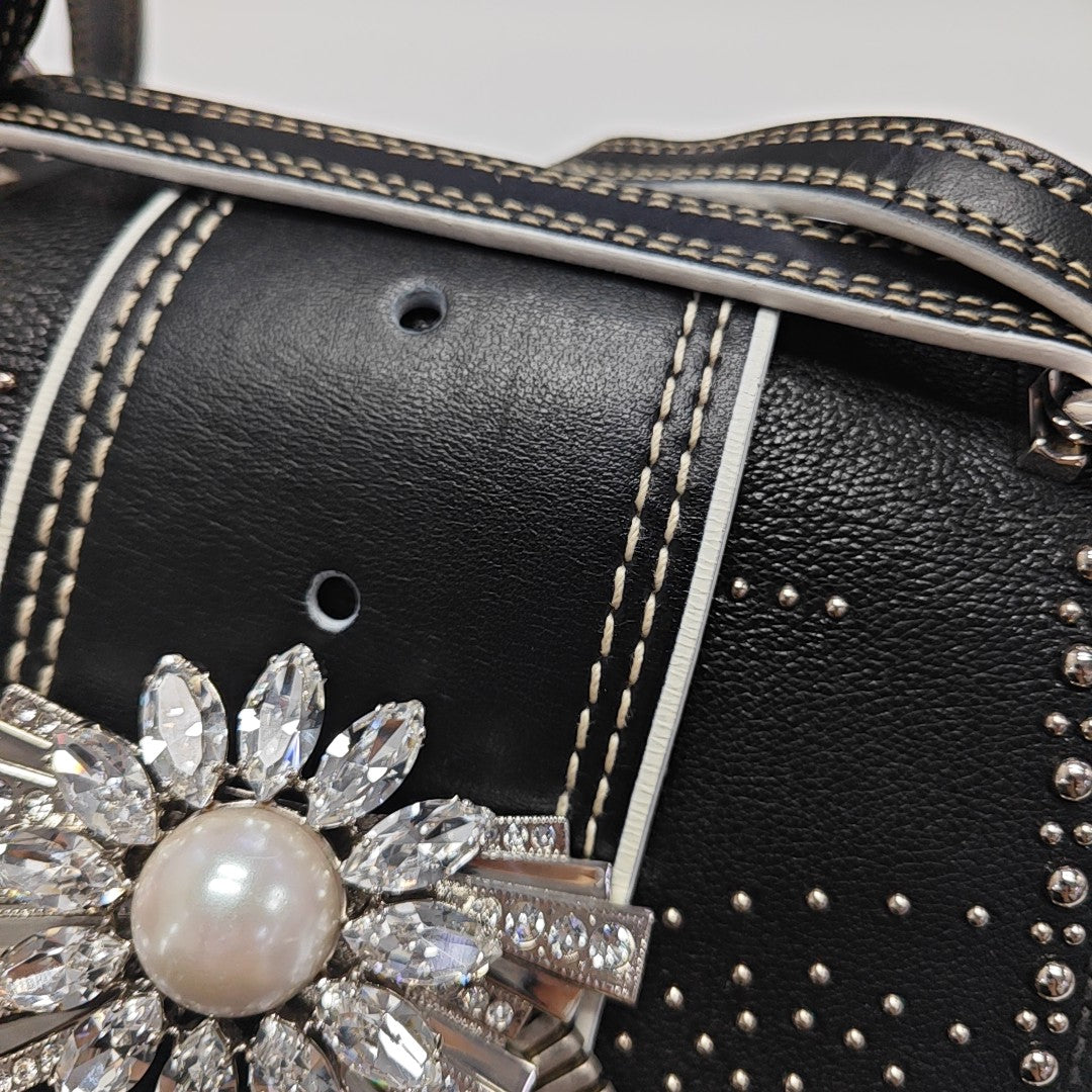 Miu Lady Calfskin Black