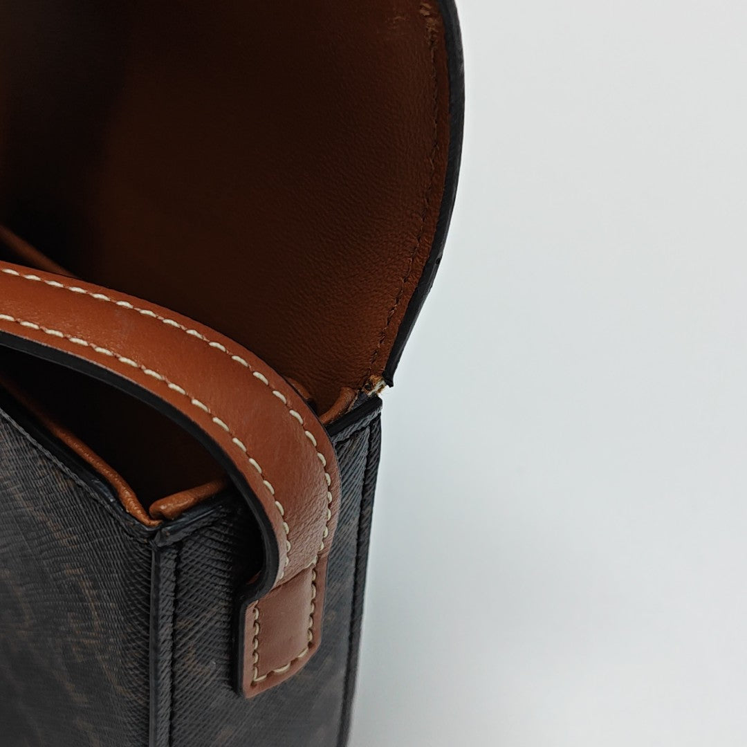 TRIOMPHE Teen Coated Canvas Black
