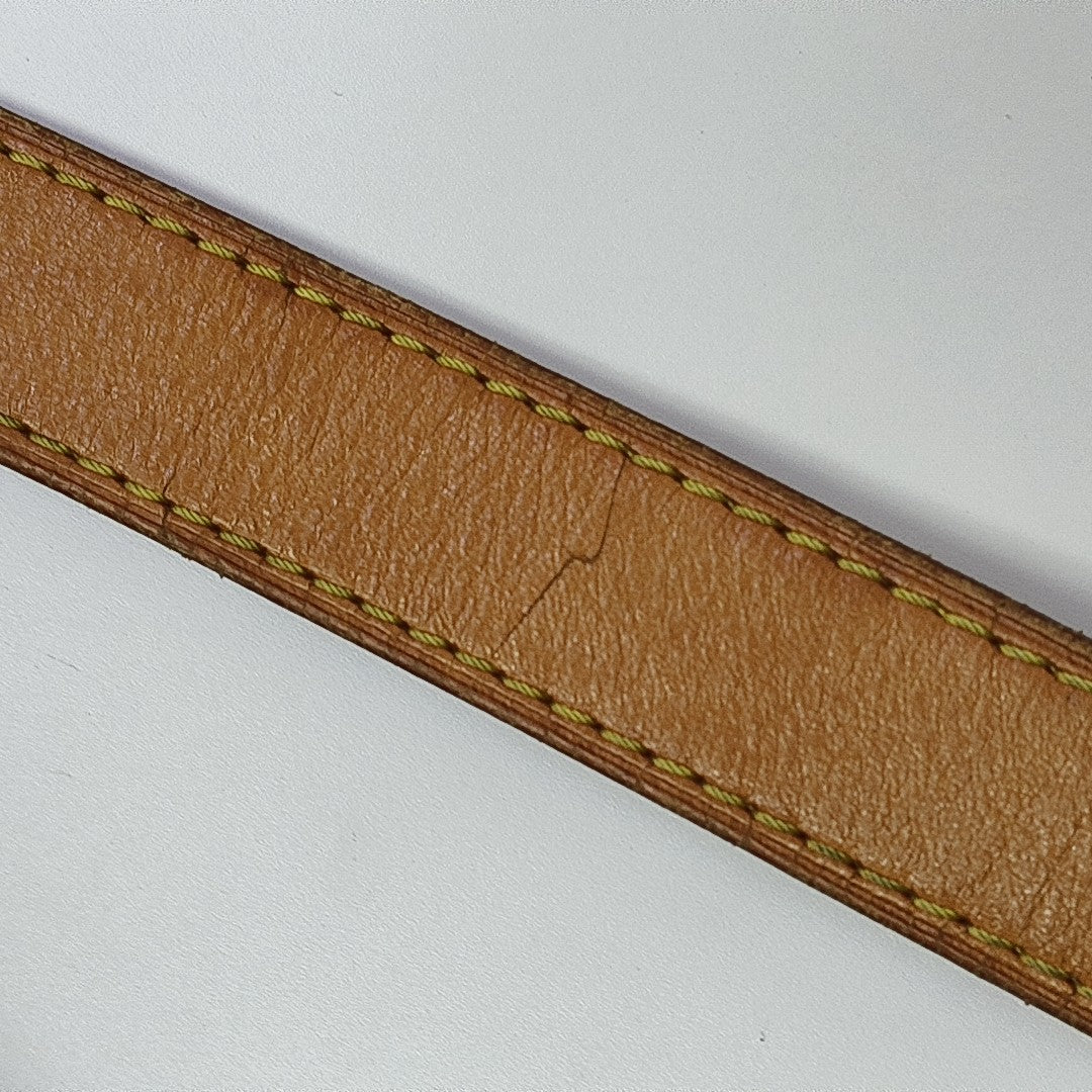 KEEPALL 50 Monogram Coated Canvas Brown