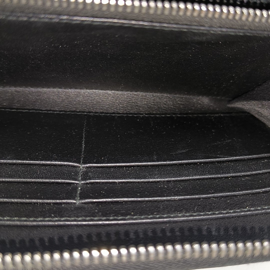 Coated Canvas Wallet Gray
