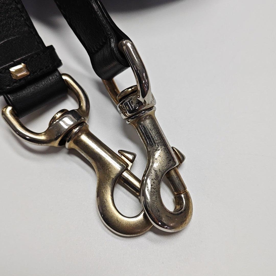 Duffle Monogram Calfskin Black