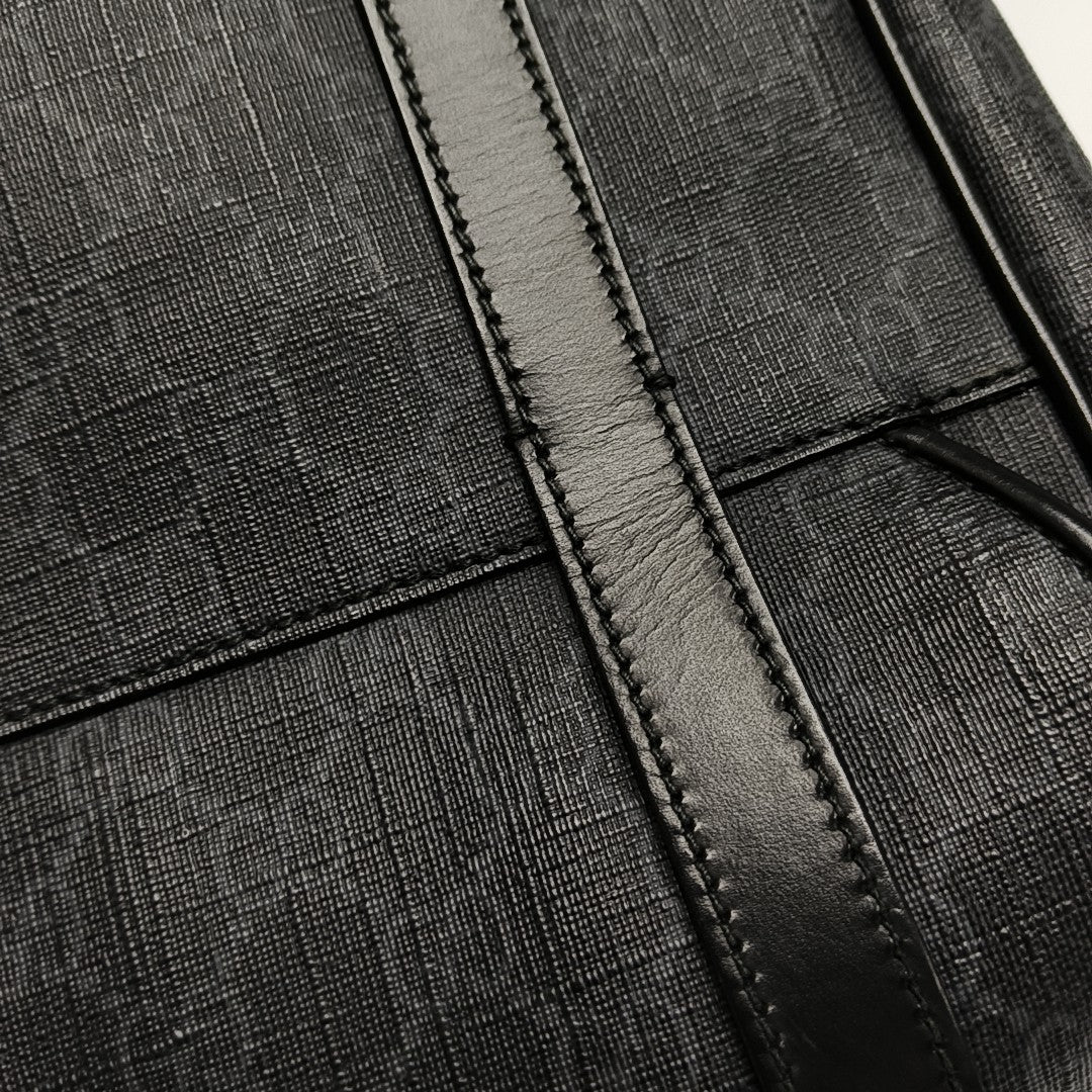 Monogram Coated Canvas Black