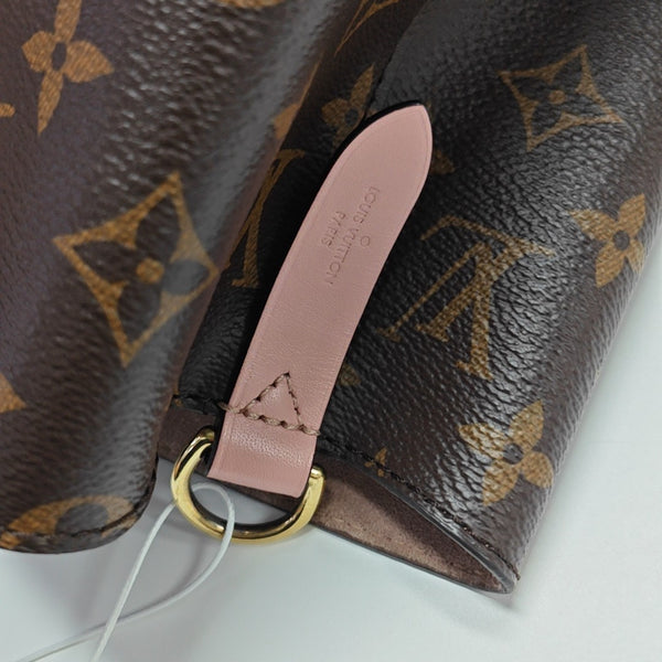 NÉONOÉ MM Monogram Coated Canvas Brown