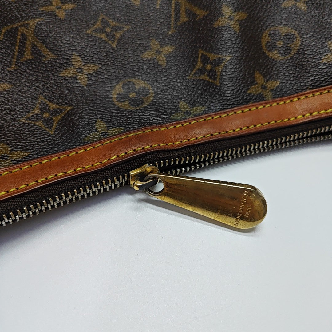 TULUM GM Monogram Coated Canvas Brown