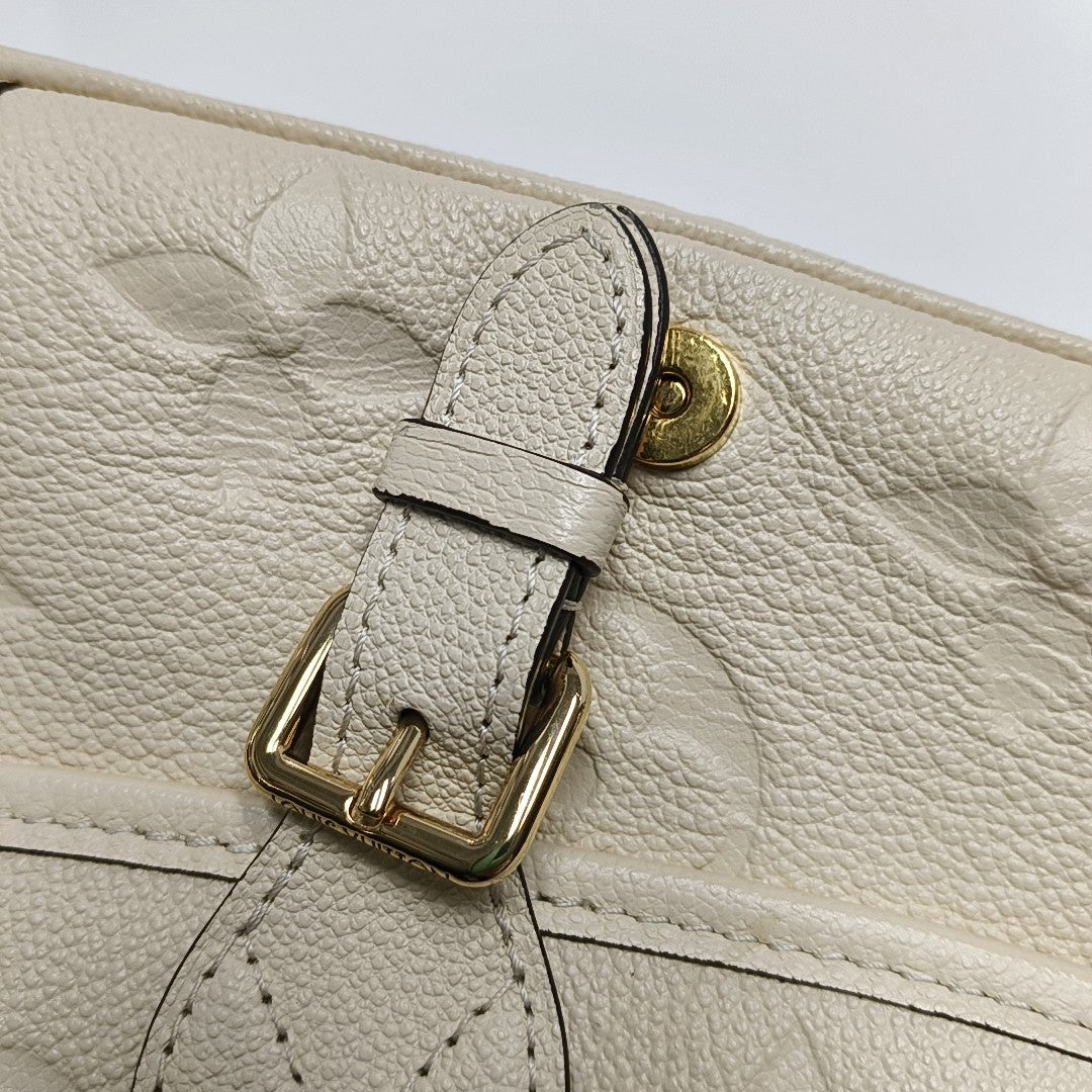 DIANE Monogram Calfskin Beige