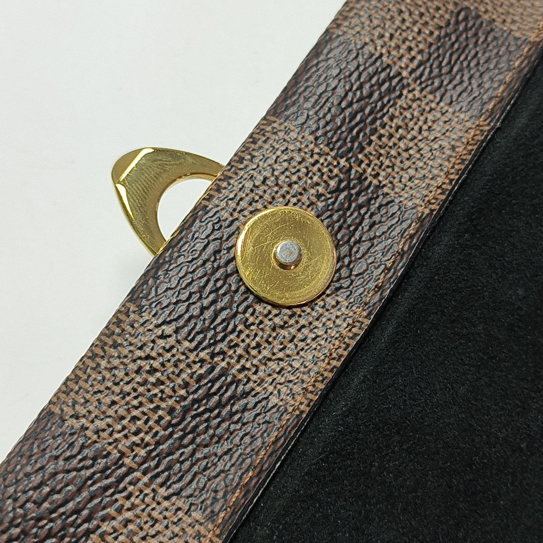 VAVIN Damier Ebene Coated Canvas Brown