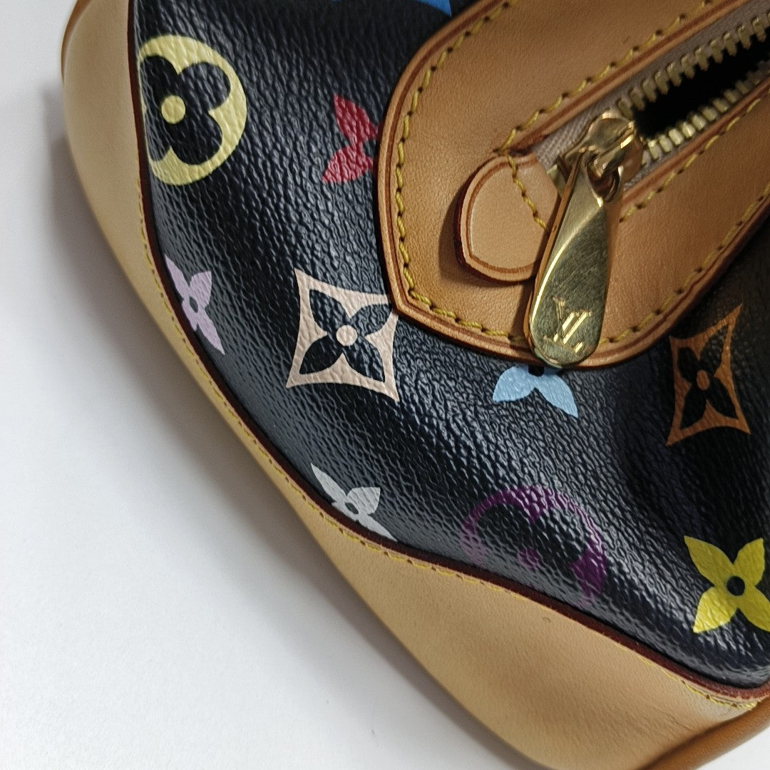 CLAUDIA Monogram Coated Canvas Black